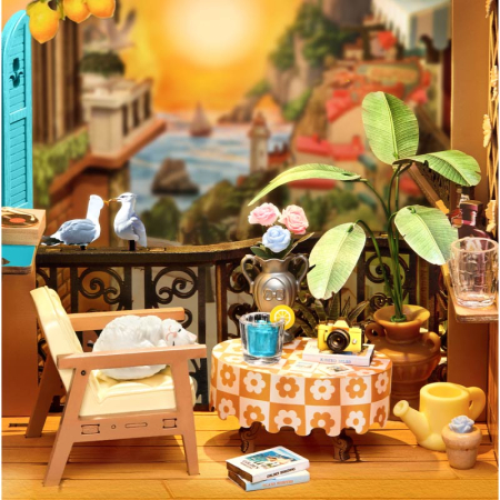 Book nook, cotor de carte DIY, Insula soarelui rasare, 284 piese [11]