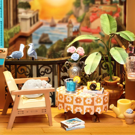 Book nook, cotor de carte DIY, Insula soarelui rasare, 284 piese [7]