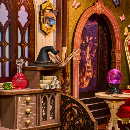 Book nook, Cotor de carte DIY, Coltul de magie, 185 piese [12]