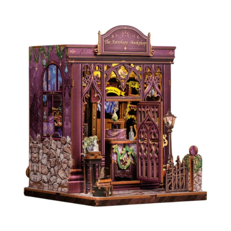 Casute DIY - Puzzle 3D, Cotor de carte DIY, Libraria de astrologie, 155 piese