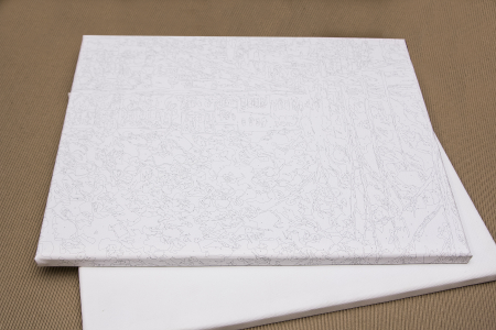 Set pictura pe numere, cu sasiu, Floarea soarelui, 40x50 cm [3]