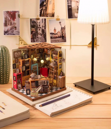 Book Nook, Casuta DIY, Biblioteca lui Sam, 220 piese [2]