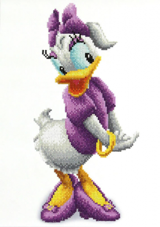 Set goblen cu diamante, fara sasiu, Daisy, 31x43 cm [0]