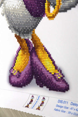 Set goblen cu diamante, fara sasiu, Daisy, 31x43 cm [2]