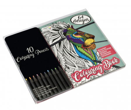 Set carte de colorat si creioane, 10 culori [0]
