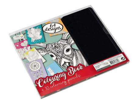 Set carte de colorat si creioane, 10 culori [1]