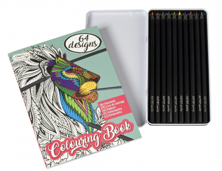 Set carte de colorat si creioane, 10 culori [2]