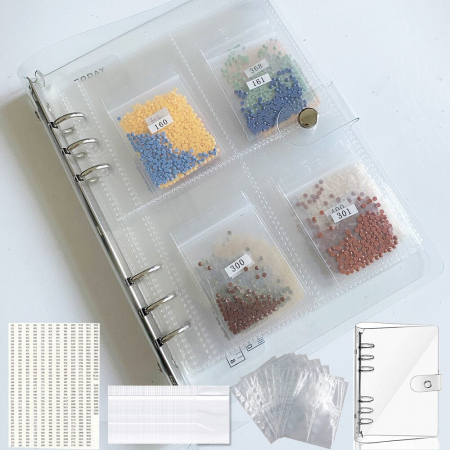 Dosar de plastic transparent pentru stocare diamante [0]