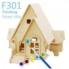 Puzzle 3D din lemn, Cabana, 20 piese [1]