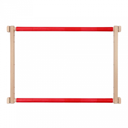 Accesorii pentru cusut si brodat - Gherghef de lemn cu clipsuri mobile, 35x48 cm