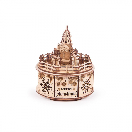 Puzzle 3D Mecanic, cutiuta muzicala, Cadourile mosului, 92 piese [2]