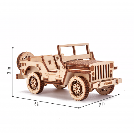 Puzzle 3D Mecanic, Jeep, 72 piese [2]