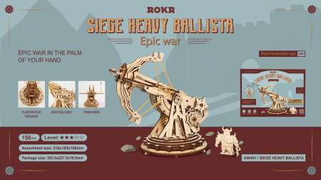 Puzzle 3D Mecanic, Balista asalt, 142 piese [6]