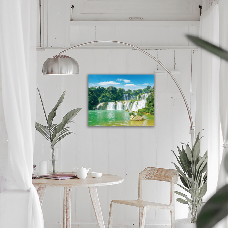 Goblen cu diamante, cu sasiu, Cascada, 40x50 cm [4]