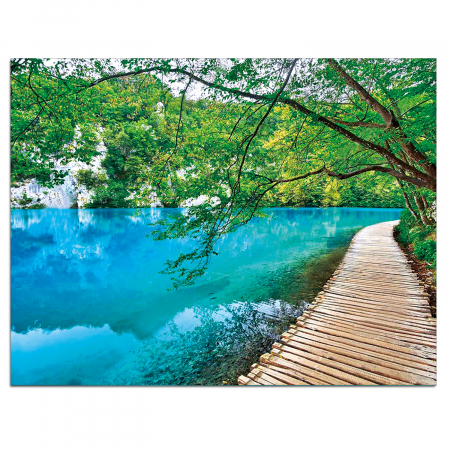 Set goblen cu diamante, cu sasiu, Pod pitoresc, 40x50 cm [0]