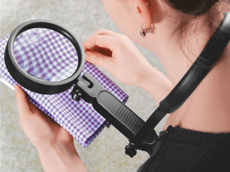 Lupa universala cu suport de piept si gat, 2x, 8x, Ø 10.4 cm [3]