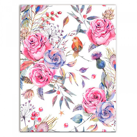 Set pictura pe numere, cu sasiu, Flori delicate [0]