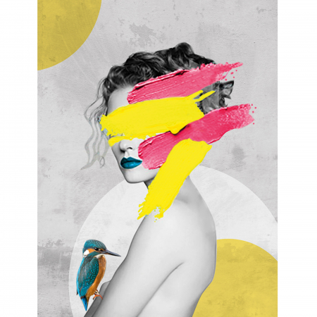 Set pictura pe numere, cu sasiu, Abstract, 30x40 cm [0]