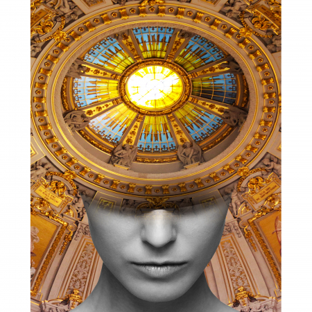 Set pictura pe numere, cu sasiu, Amintirea unui dom, 40x50 cm [0]