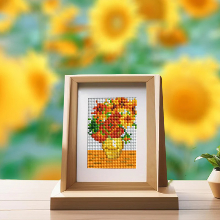 Mini set 12 goblenuri cu diamante, fara sasiu, Opere celebre, 18x15 cm [9]