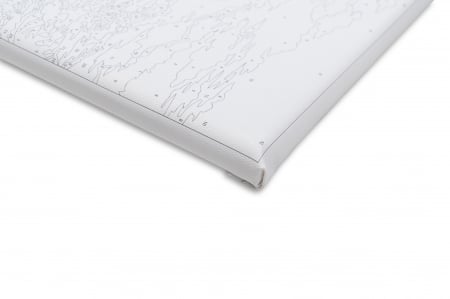 Set pictura pe numere, cu sasiu, Flamingo, 16.5x13 cm [4]