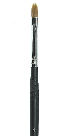 Accesorii pentru pictat si desenat - Pensula sintetica varf limba de pisica Milan 641-4