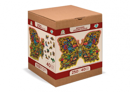Puzzle 2D, din lemn, Aripi regale, 250 piese [8]