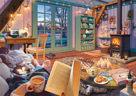 Puzzle 2D, din lemn, Camera de vacanta, 505 piese [1]