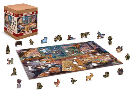 Puzzle 2D, din lemn, Camera de vacanta, 505 piese [6]
