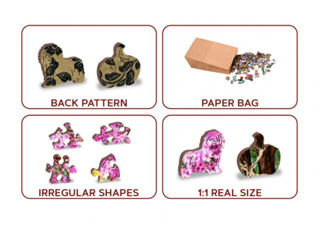 Puzzle 2D, din lemn, Casuta la tara, 1010 piese [6]