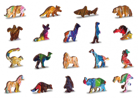 Puzzle 2D, din lemn, Leu mistic, 250 piese [6]