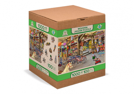 Puzzle 2D, din lemn, Magazinul cu jucariii, 1010 piese [9]