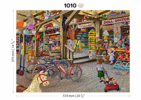 Puzzle 2D, din lemn, Magazinul cu jucariii, 1010 piese [8]