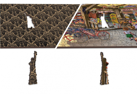 Puzzle 2D, din lemn, Magazinul cu jucariii, 1010 piese [6]
