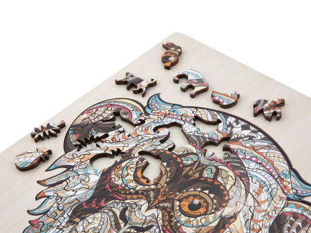 Puzzle 2D, din lemn, Maimuta, 133 piese [5]