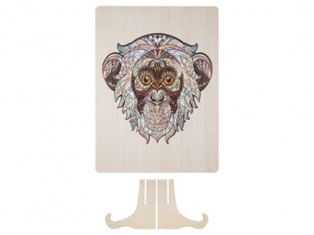 Puzzle 2D, din lemn, Maimuta, 133 piese [2]