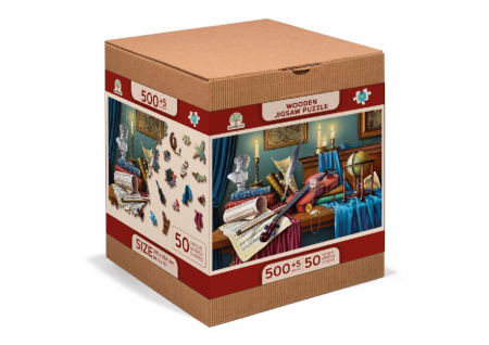 Puzzle 2D, din lemn, Masa cu vioara, 505 piese [8]