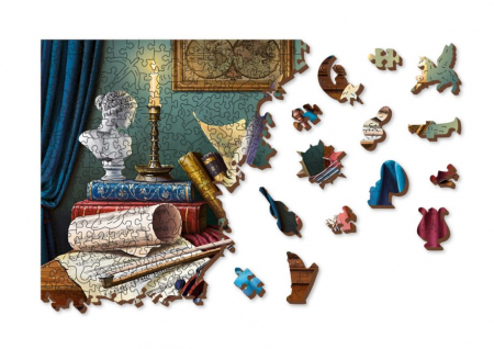 Puzzle 2D, din lemn, Masa cu vioara, 505 piese [7]