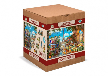 Puzzle 2D, din lemn, O zi in Paris, 505 piese [9]