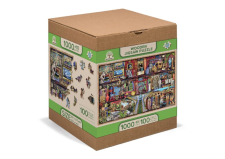Puzzle 2D, din lemn, Rafturi de muzeu, 1010 piese [8]