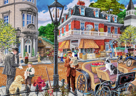 Puzzle 2D, din lemn, Strada centrala, 505 piese [1]