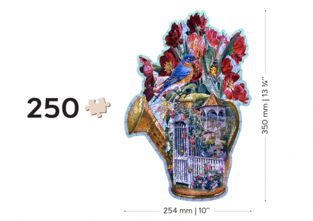 Puzzle 2D, din lemn, Stropitoare, 250 piese [2]