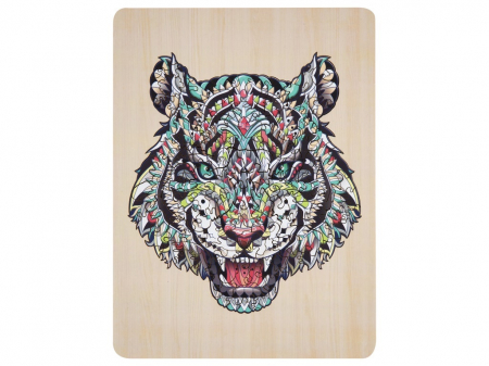 Puzzle 2D, din lemn, Tigru, 135 piese [0]