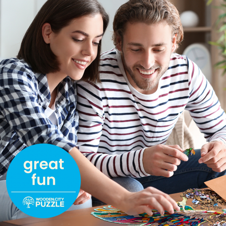 Puzzle 2D, din lemn, Vultur, 250 piese [5]