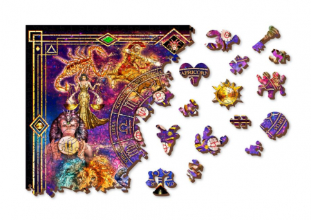 Puzzle 2D, din lemn, Zodiac, 505 piese [7]