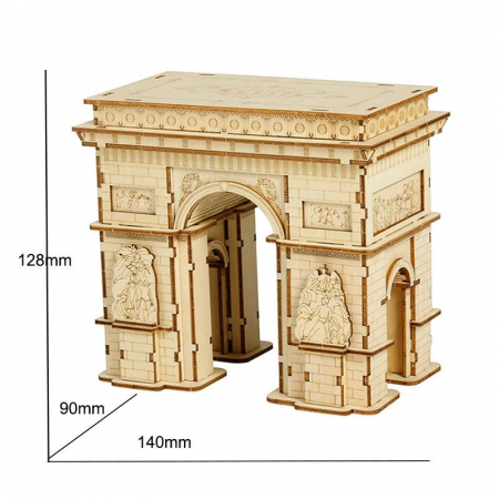 Puzzle 3D Arcul de Triumf, Lemn, 118 piese [1]