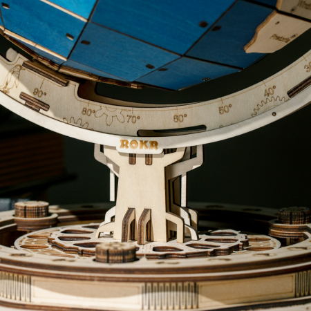 Puzzle 3D Globul Pamantesc, Lemn, 567 piese [3]