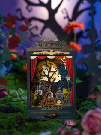 Puzzle 3D, Casuta de papusi DIY, Castelul intunecat [6]