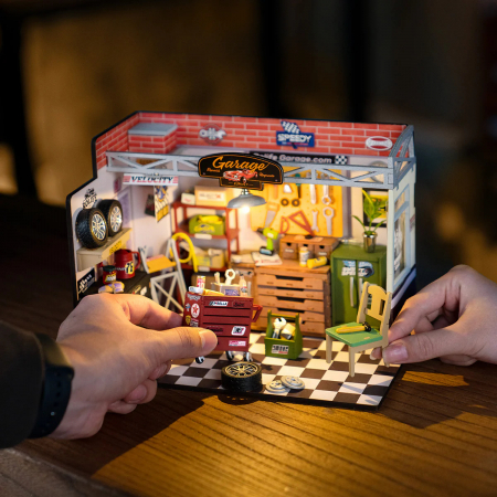 Puzzle 3D, Casuta DIY, Atelier mecanic, 157 piese [4]