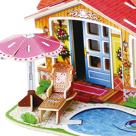 Puzzle 3D, Casuta DIY, Baie, 81 de piese [1]